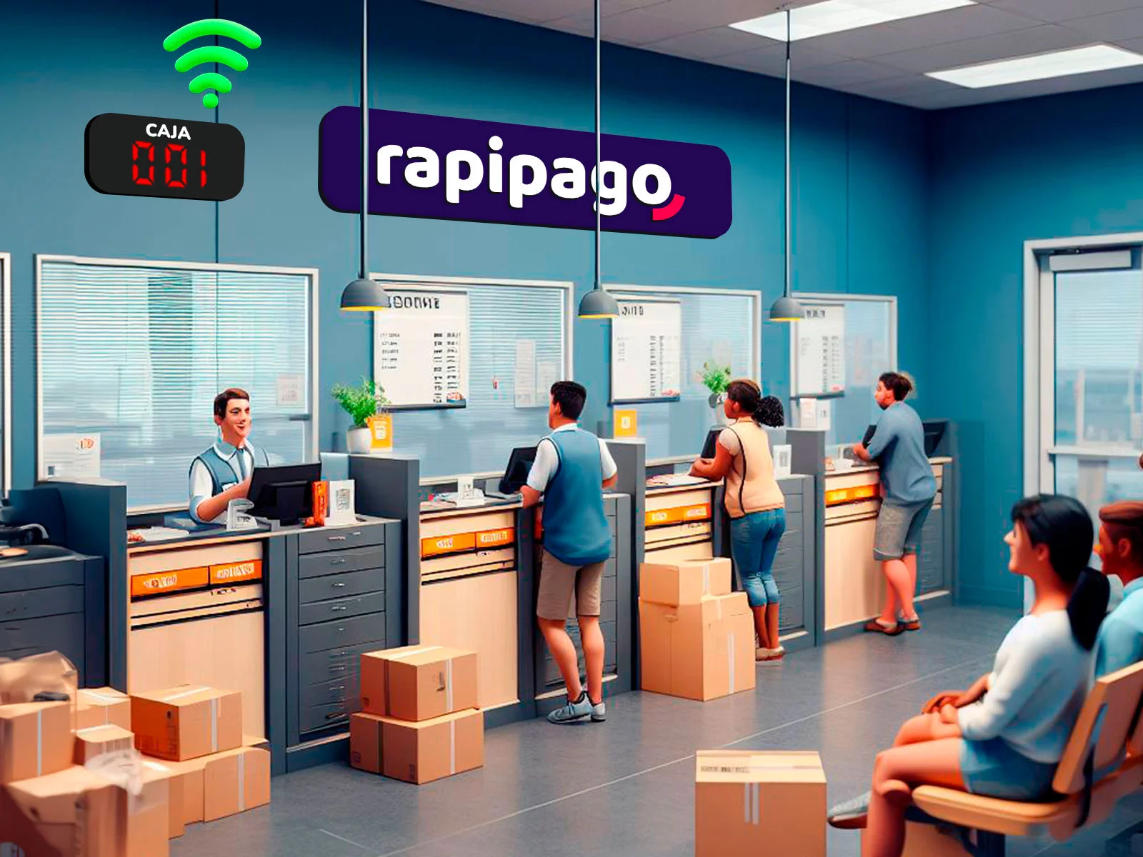 Turnero Inalámbrico SOLO CAJA